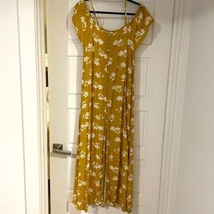 Billabong Mustard Yellow Maxi Dress